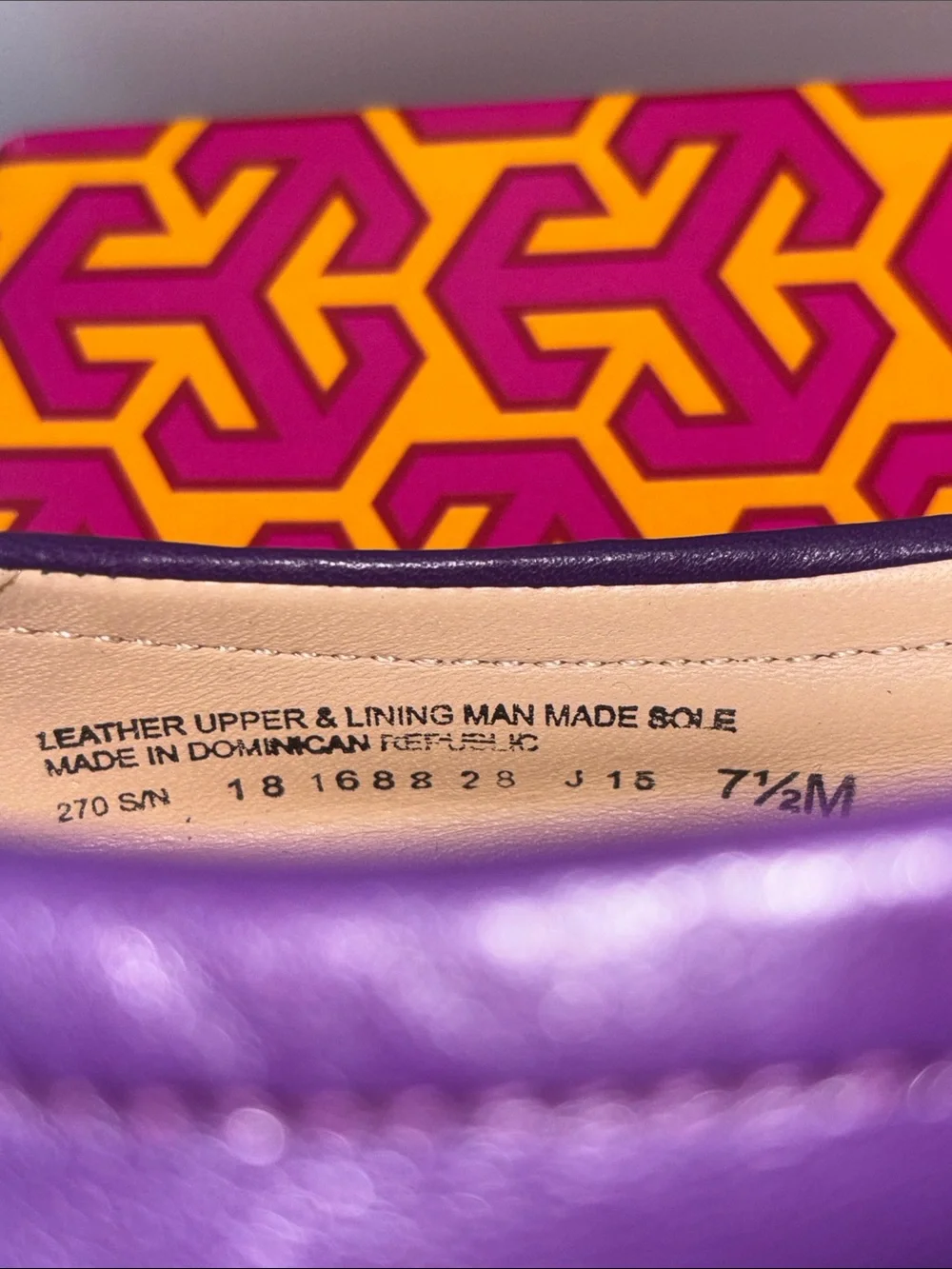 Tory Burch Violetta Leather Logo Ballet Flats